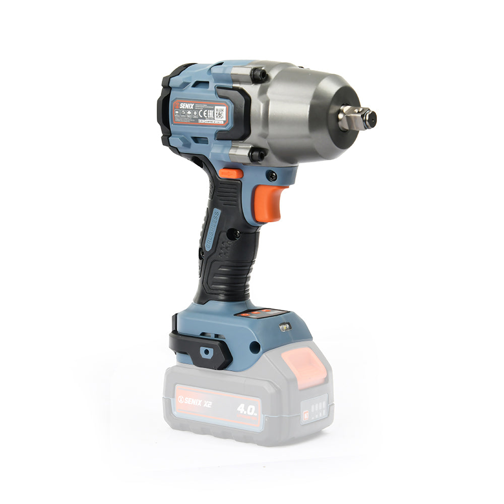 SENIX X2 18V Brushless 1/2" Mid-Torque Impact Wrench Skin PDWX2-M7-EU-0 - 3