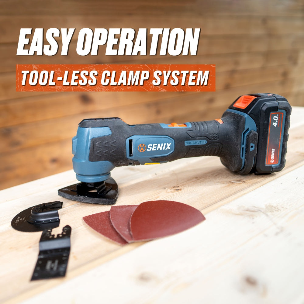 SENIX X2 18V Oscillating Multi-Tool Kit POX2-M-EU