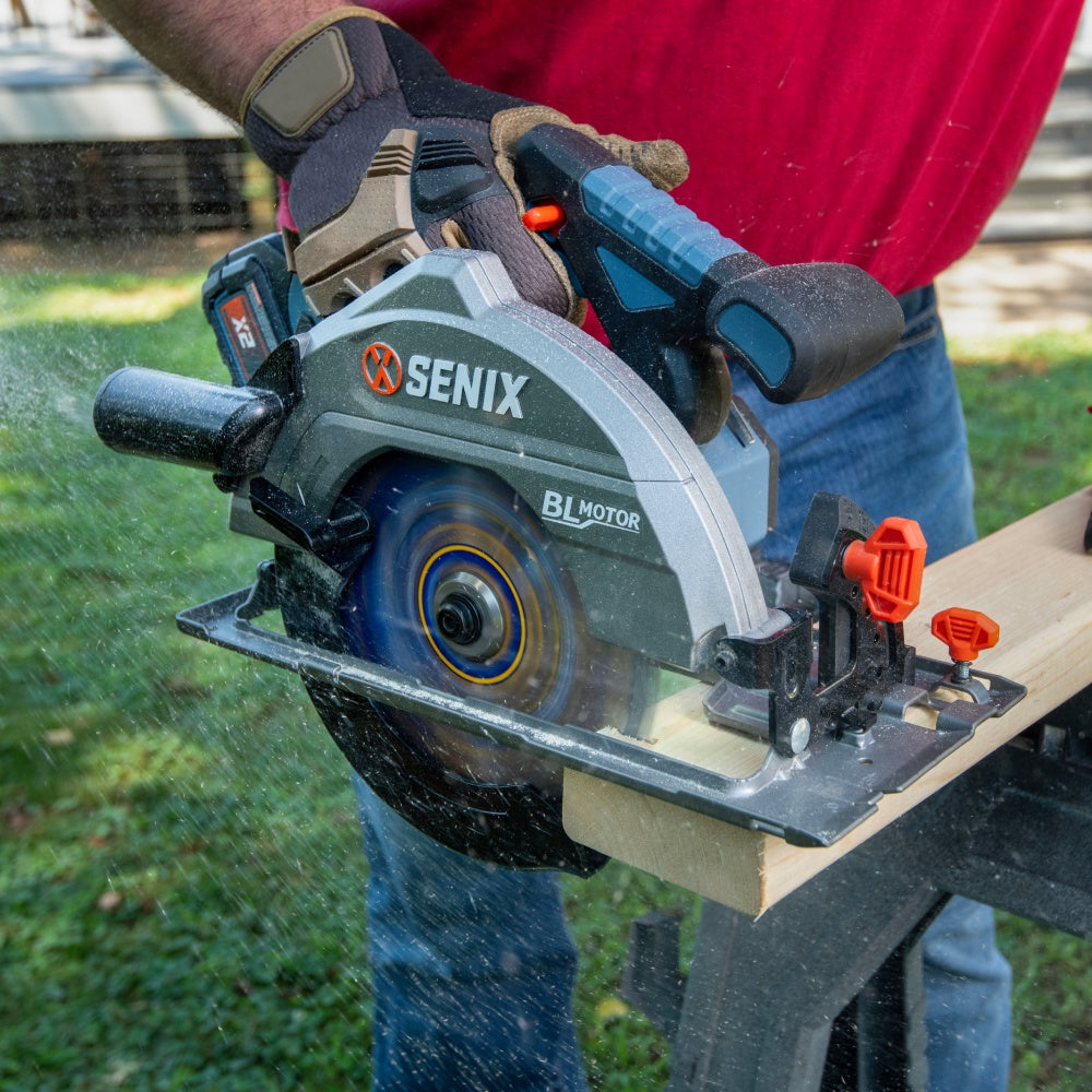 SENIX X2 18V Brushless 184mm Circular Saw Skin PSCX2-M3-EU-0 - 5
