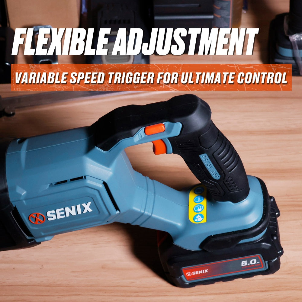 SENIX X2 18V Brushless 26mm Reciprocating Saw Skin PSRX2-M3-EU-0 - 1