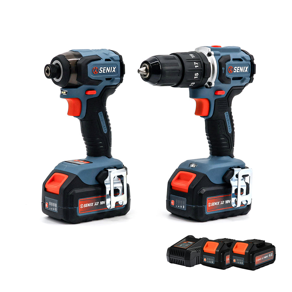 SENIX X2 18V 2 Piece Combo Kit S2K2B2-03 - 1