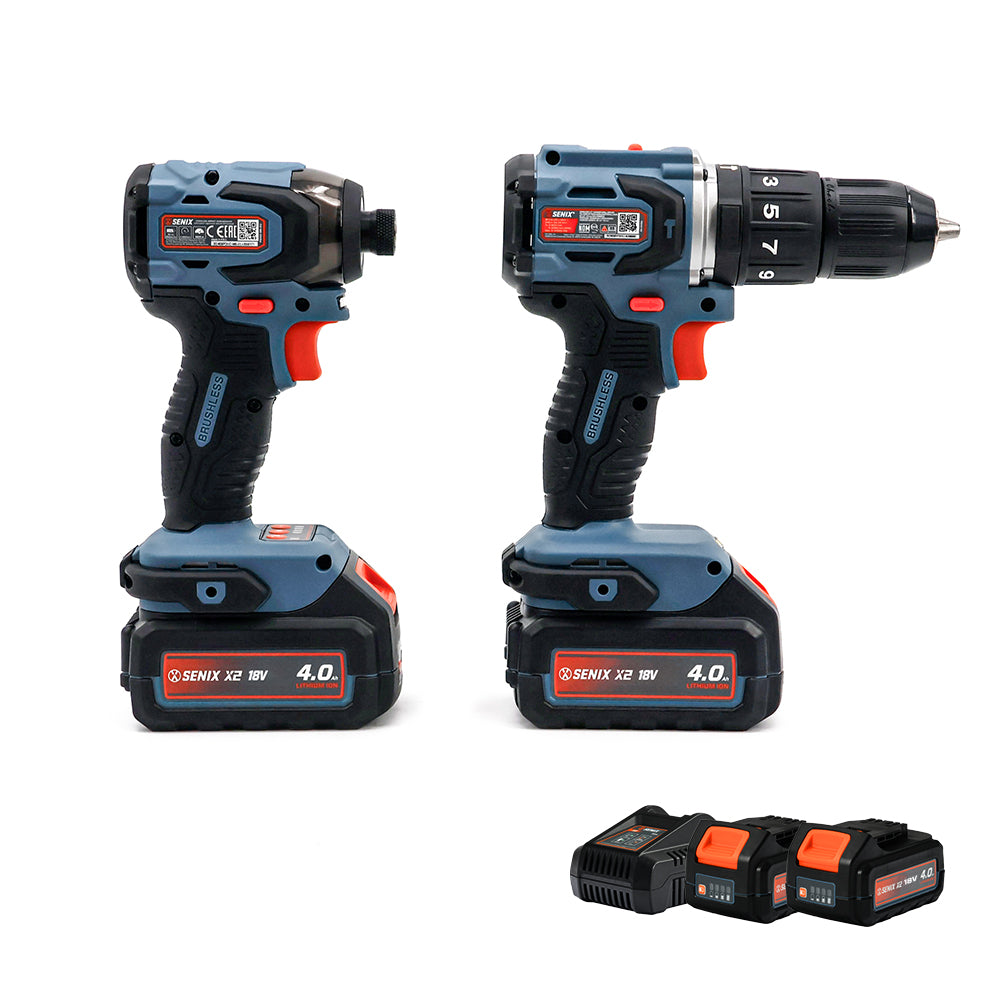 SENIX X2 18V 2 Piece Combo Kit S2K2B2-03 - 3