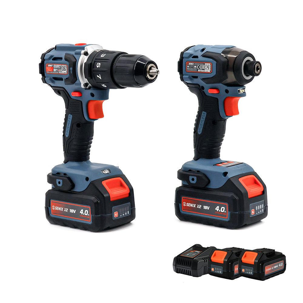 SENIX X2 18V 2 Piece Combo Kit S2K2B2-03 - 8