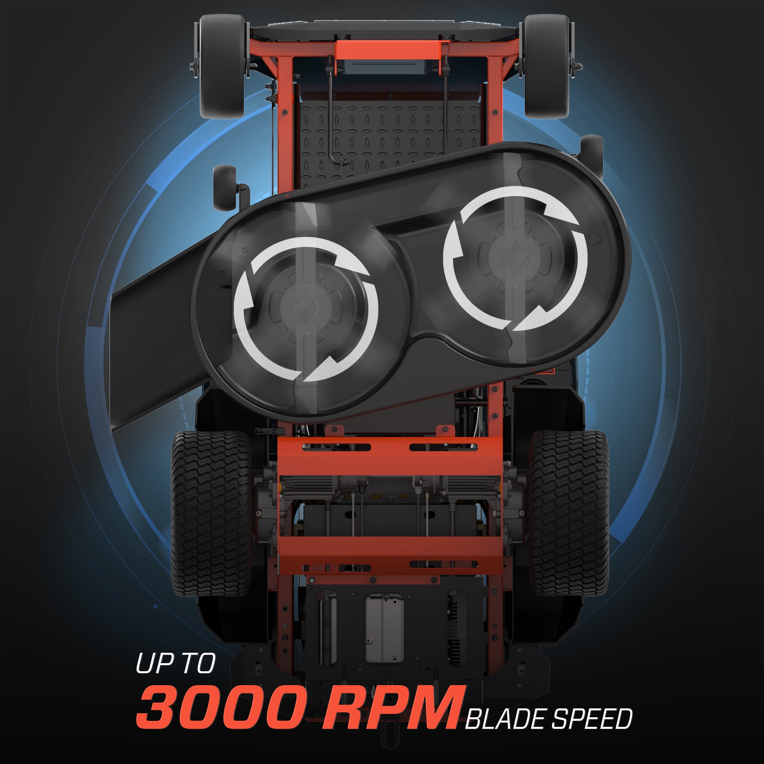 SENIX X6 60V 137cm (54") Zero Turn Ride-On Mower ZTRX6-M1-EU-1 - 7