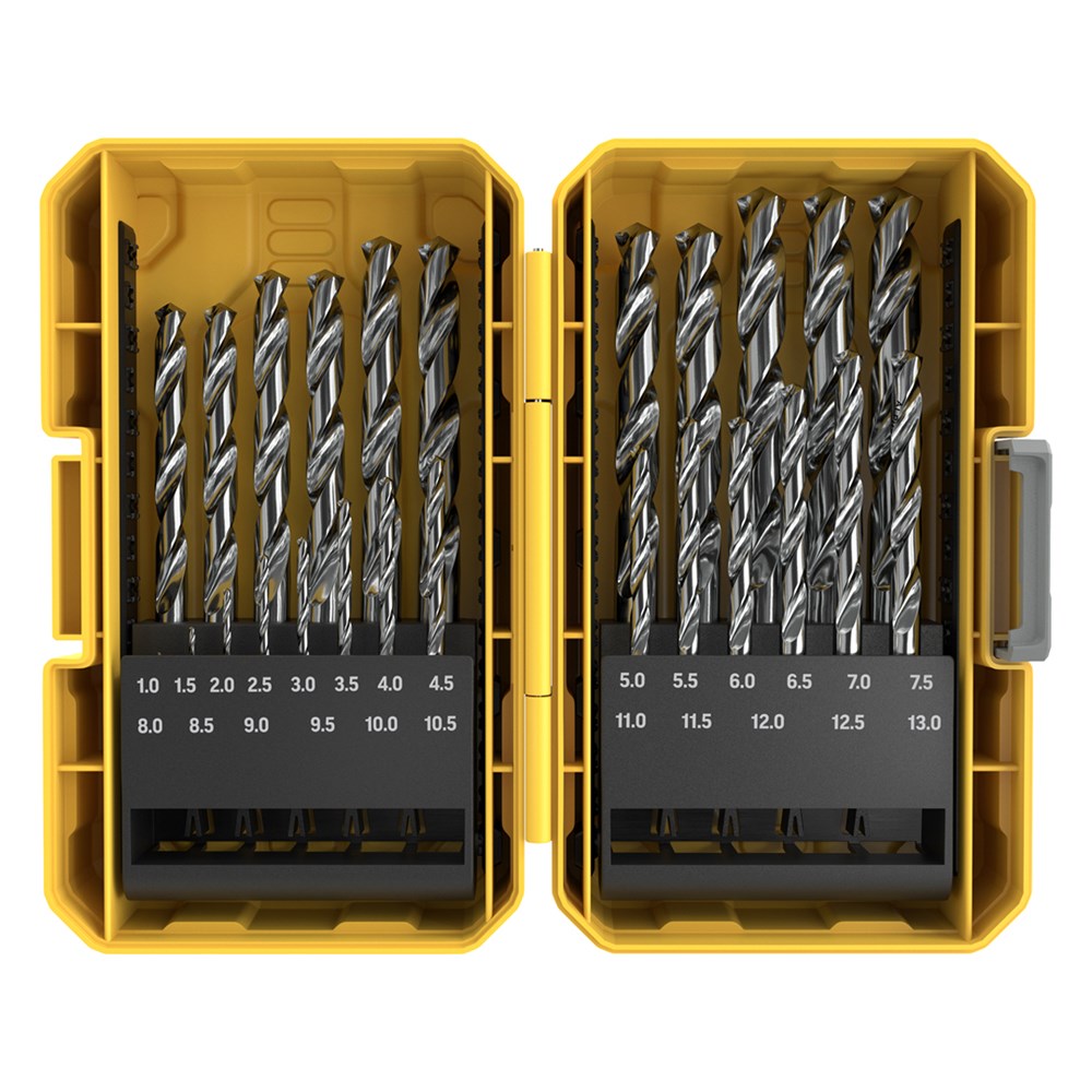 Alpha 25Pce Silver Series Metric Tuffbox Pro Drill Set SM25STP