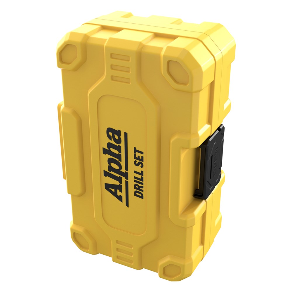 Alpha 26Pce Black Series Site Ready Metric Tuffbox Pro Drill Set SM26BTP