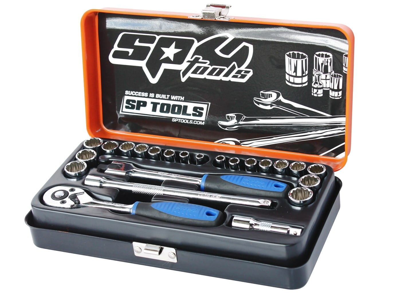 1/4"Drive Socket Set Metric/Sae 23Pce - SP20102 by SP Tools