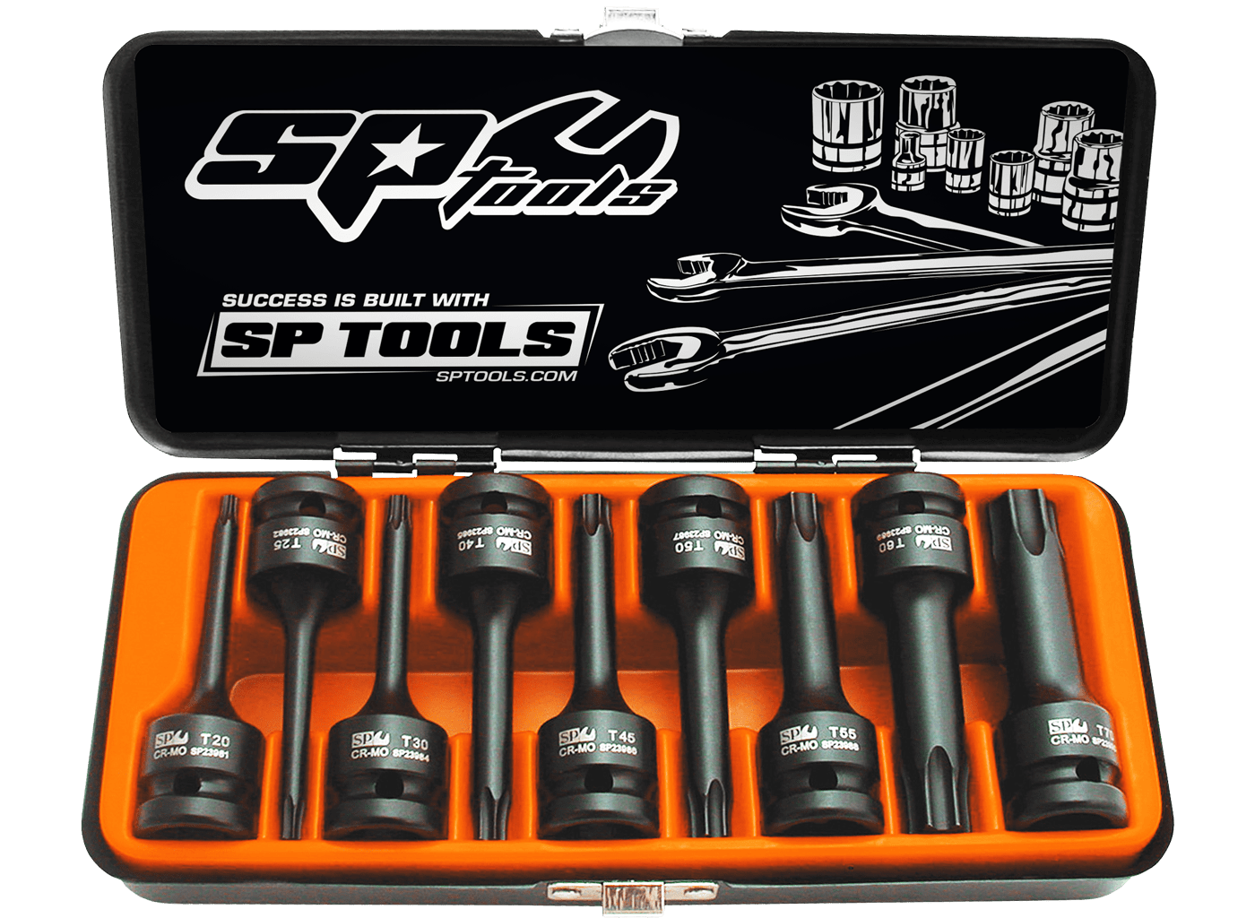 1/2" Drive Impact Socket Set Torx 9Pce - SP20380 by SP Tools