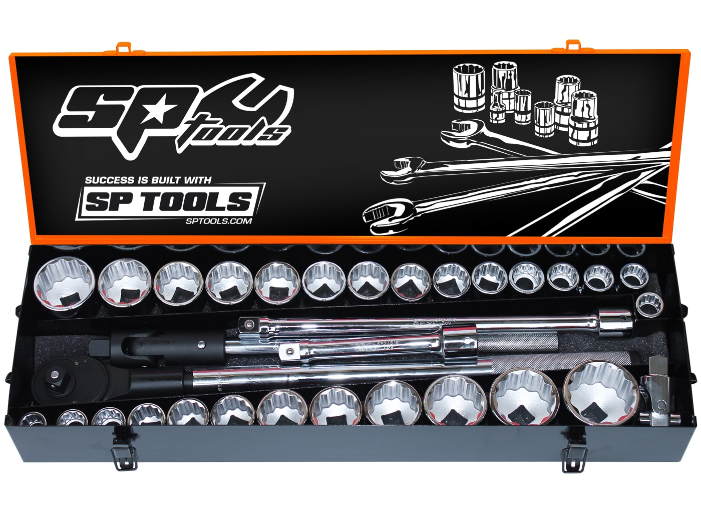 SP Tools Off Road Series 382Pce Metric/SAE Field Service Tool Kit with Bonus 32Pce 3/4"Dr Socket Set SP50215LE