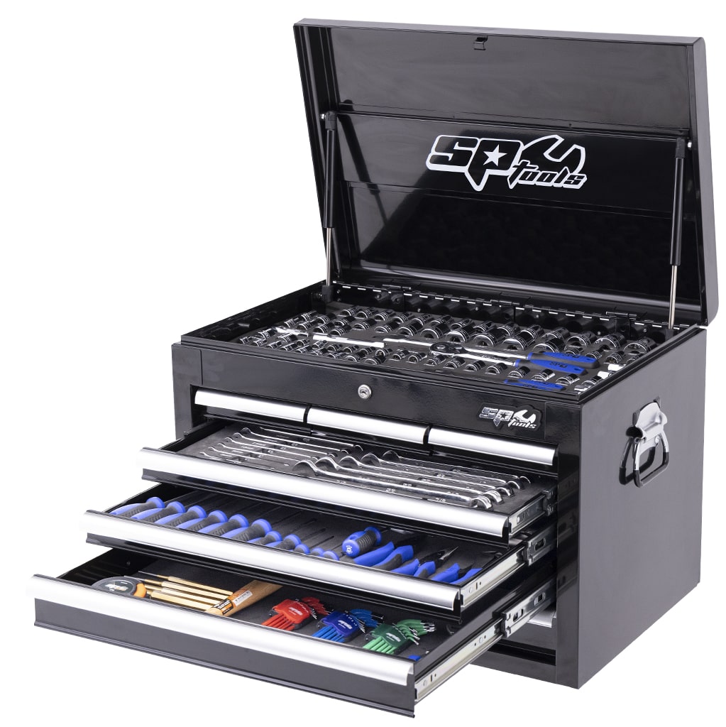 Custom Series Tool Kit 218Pce Metric/Sae - SP50121 by SP Tools