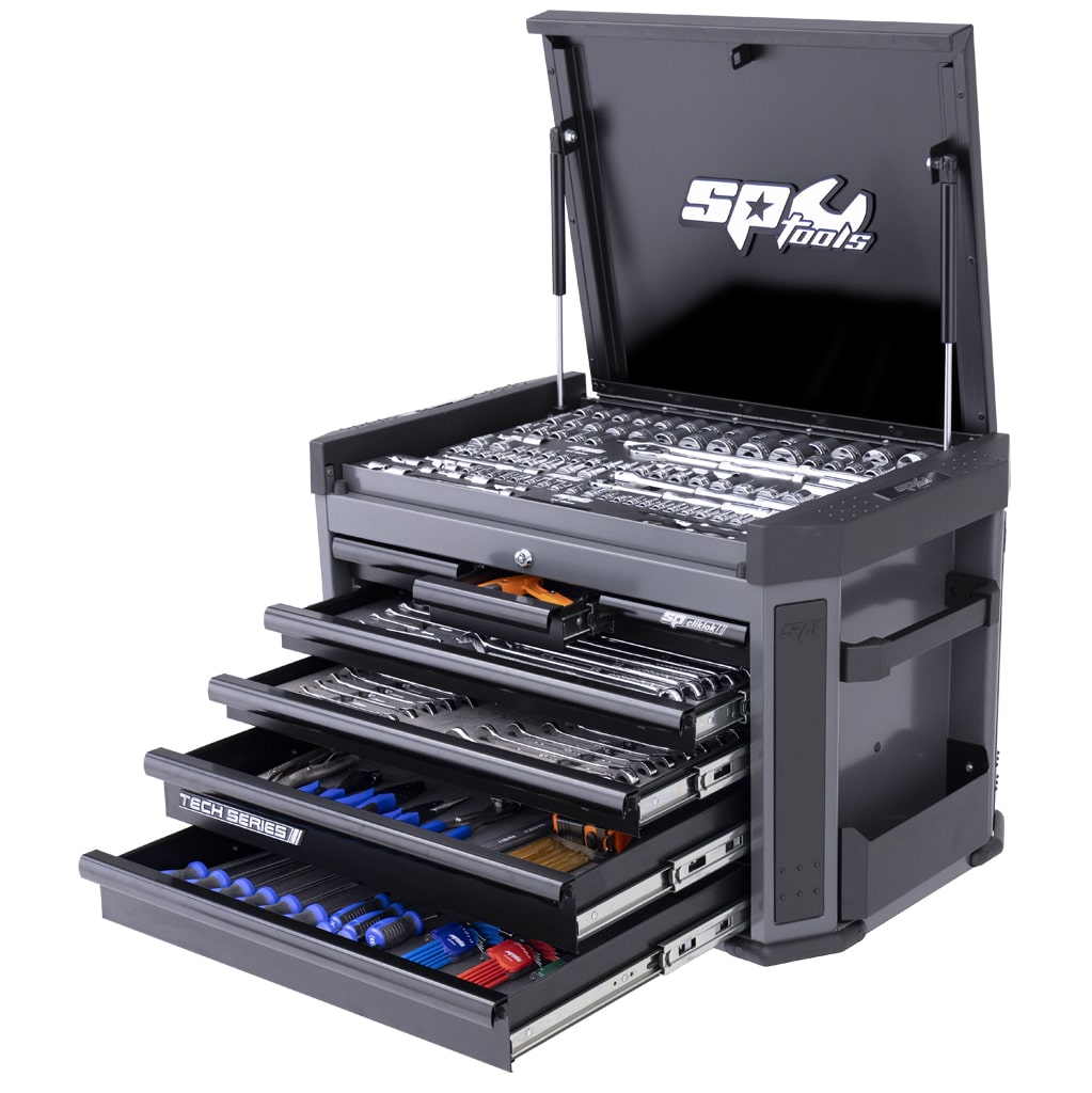 Tech Series Tool Kit 335Pce Metric & Sae Diamond Black - SP52275D by SP Tools