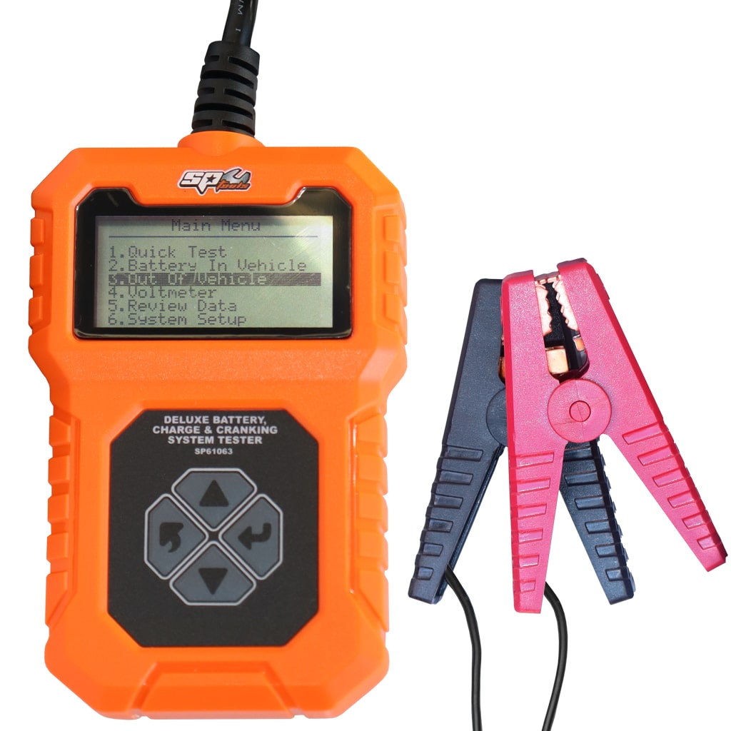 Battery, Charge & Cranking System Tester Deluxe - SP61063 by SP Tools