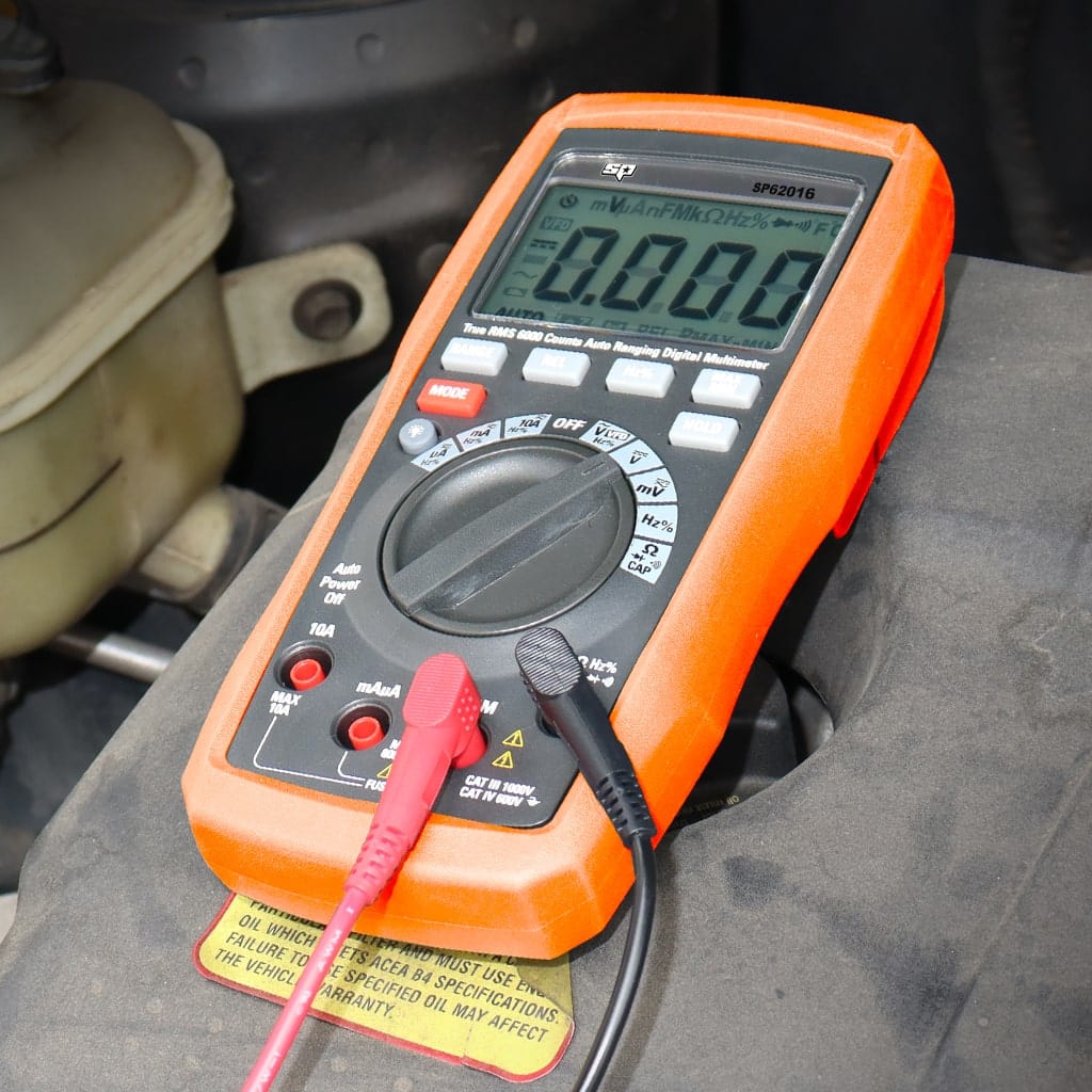 First Digital Multimeter Digital Multimeter Deluxe Automotive 0.8 To 100V - SP62016 by SP Tools