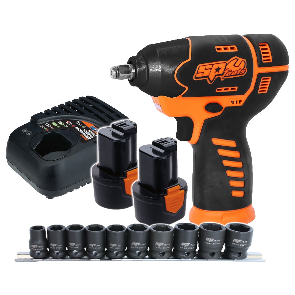 12V 3/8" Drive Mini Impact Wrench Kit 2.0AH - SP81114 by SP Tools