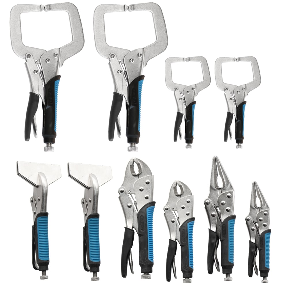 Locking Plier Set, 10Pce - T832929 by SP Tools