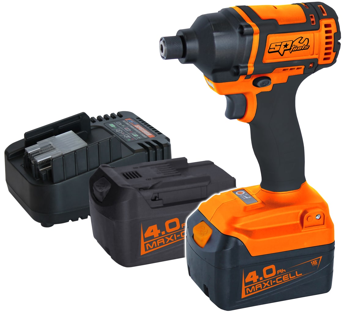 18V 1/4" HEX Brushless Impact Driver 4.0AH - SP81147 by SP Tools