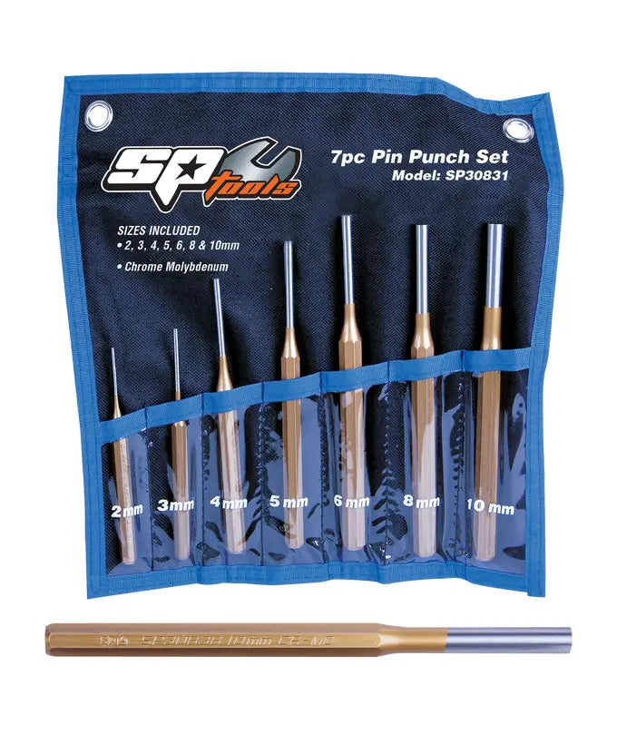SP Tools 7Pce Pin Punch Set SP30831