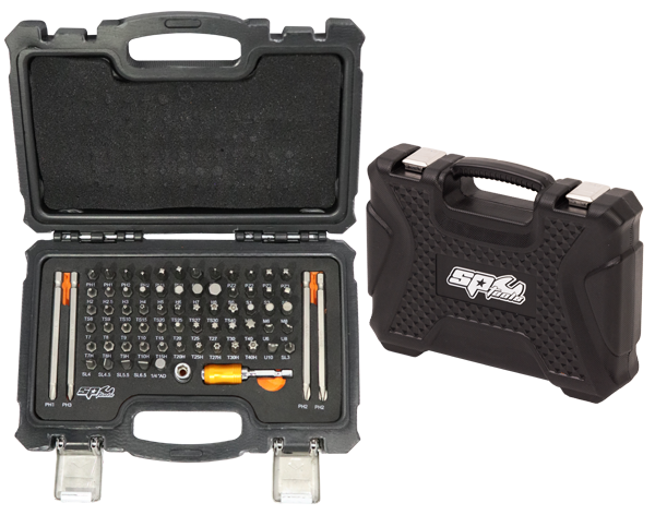SP Tools 278Pce Metric and SAE 69" Apex Series Power Hutch Workstation Combo with EVA Foam Trays SP53002GY