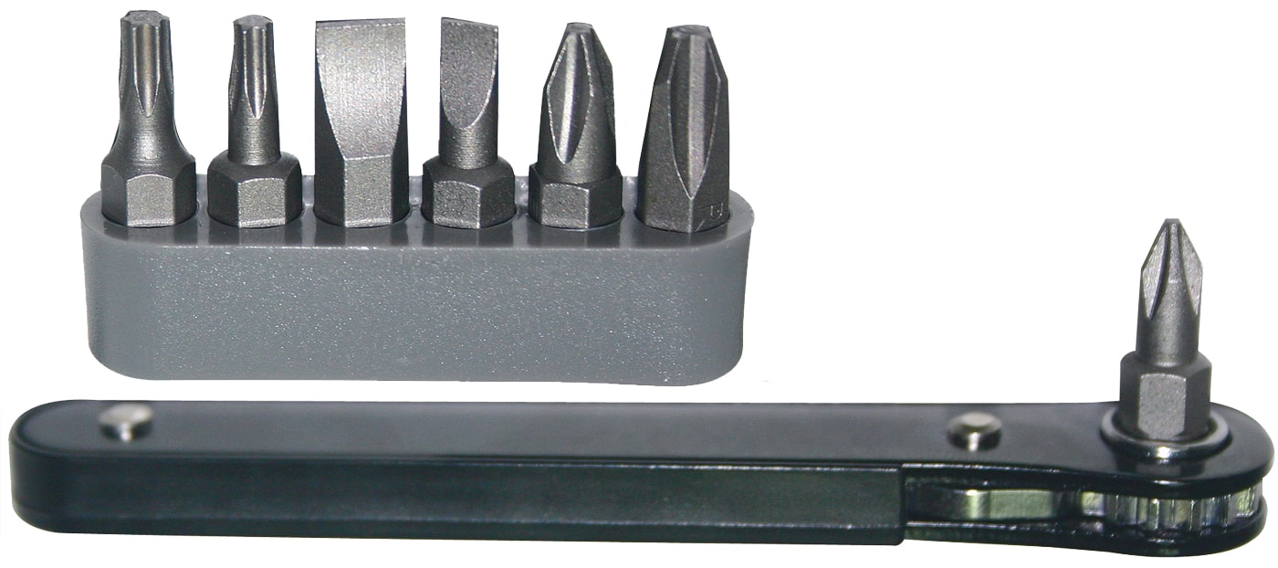 Ratchet Driver Bit Set 8Pce - SP39608 by SP Tools