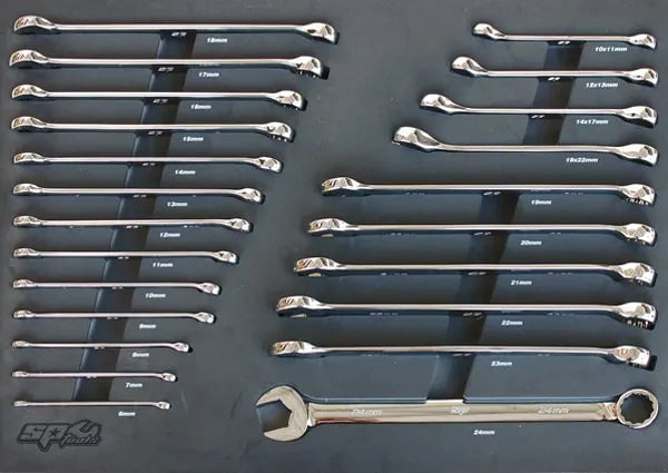 SP Tools Custom Series 201Pce Metric Tool Kit With EVA Foam Trays SP50120X