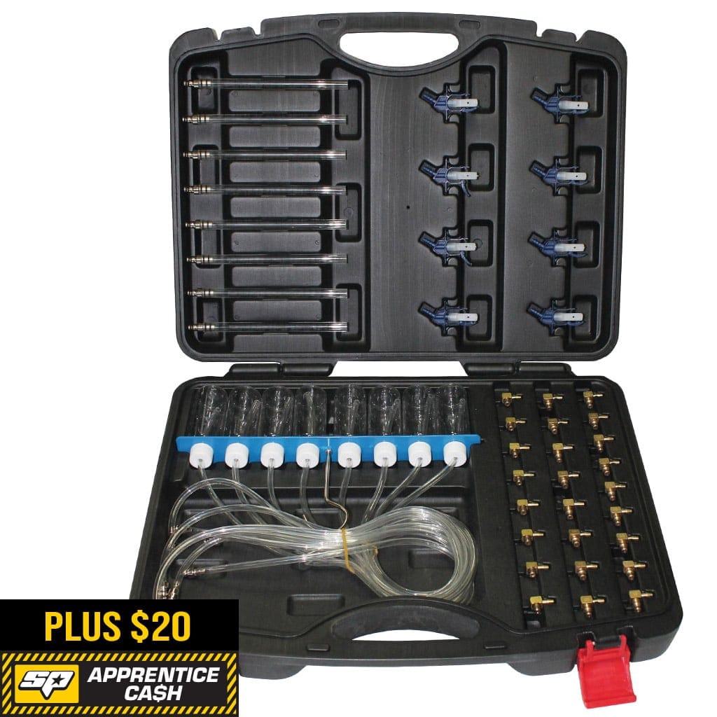 Diesel Injector Flow Test Kit With Adaptor Kit - SP66068 by SP Tools