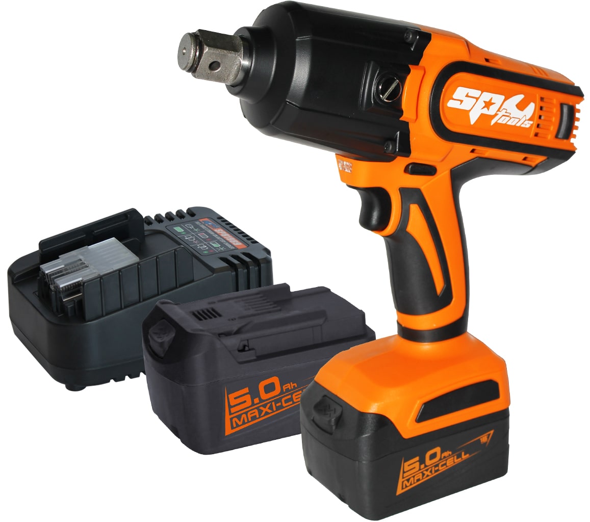 18V 3/4"Drive Impact Wrench, 5.0AH - SP81140 by SP Tools