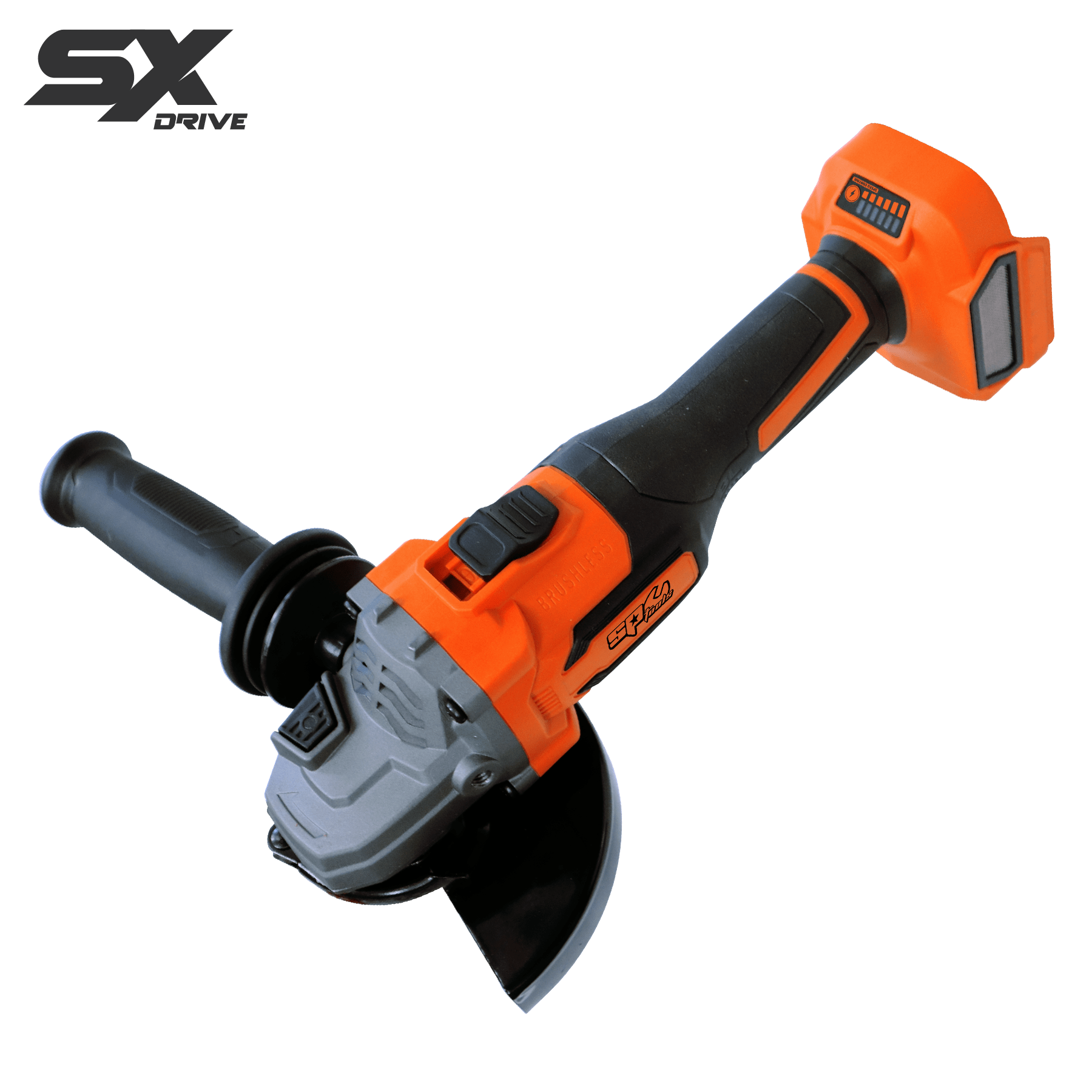 SP Tools SX Drive 18v 125mm (5") Brushless 6 Speed Angle Grinder Skin Only SP83311BU