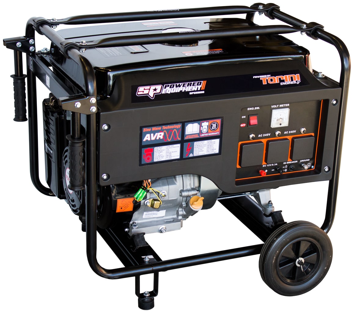Industrial Series Generator 15HP - SPG8100E by SP Tools