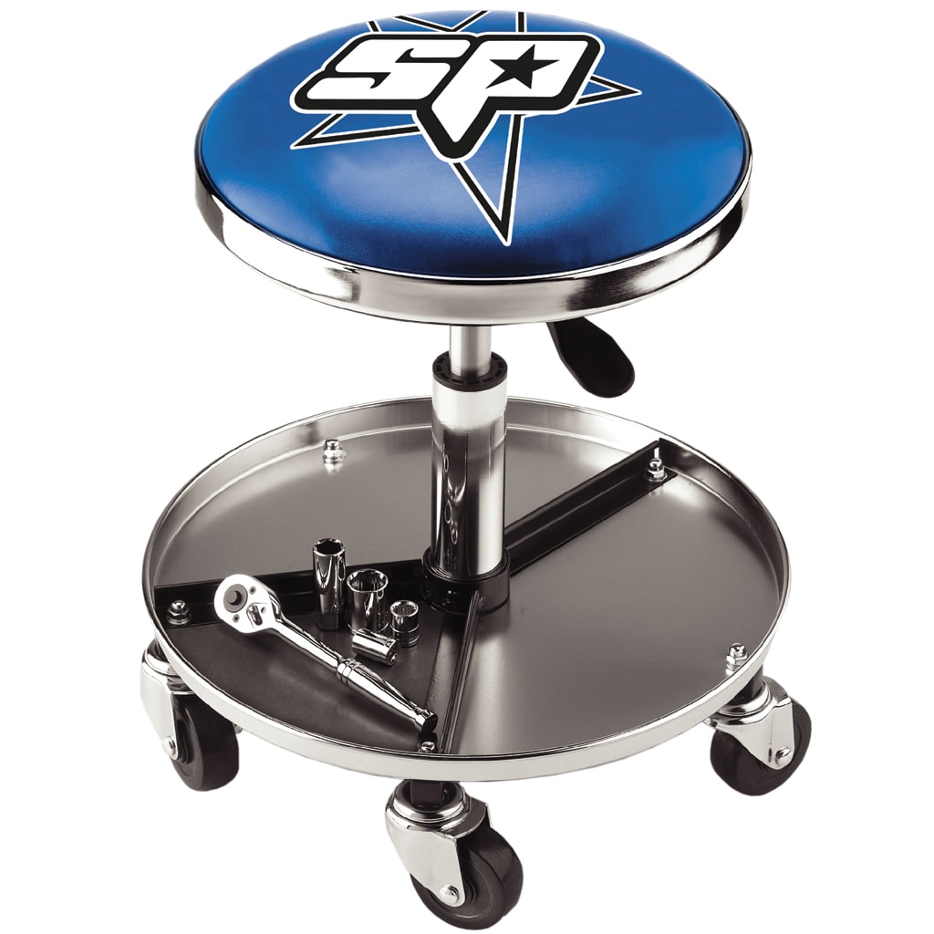 Stool Pneumatic With Storage - SPR-55 by SP Tools