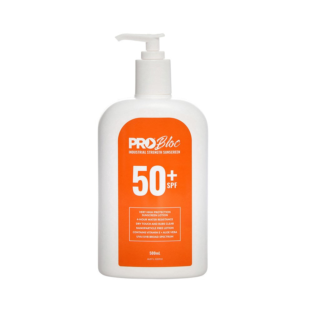 SPF 50+ Sunscreen 500ml Pump Bottle SS500-50 by PROBloc