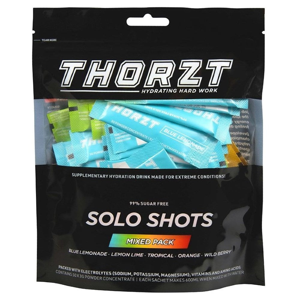 50Pce 99% Sugar Free Solo Shots - Mixed Flavours SSSFMIX by Thorzt