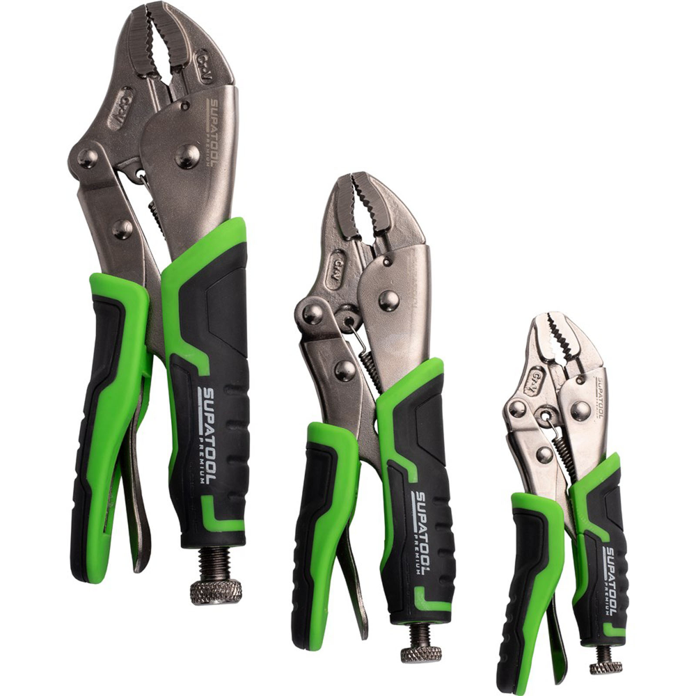 3Pce Locking Plier Set STP4303 by Supatool Premium