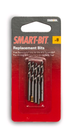 Smart-Bit Trim Head Drill Replacement Bits, 5Pce - PO-PSBG08RB by Starborn