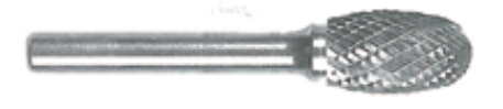 Carbide Burrs (Ball), 1/8" Shank, Double Cut by Garryson