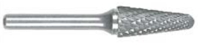 Carbide Burrs (Cone), 1/8" Shank, Double Cut by Garryson