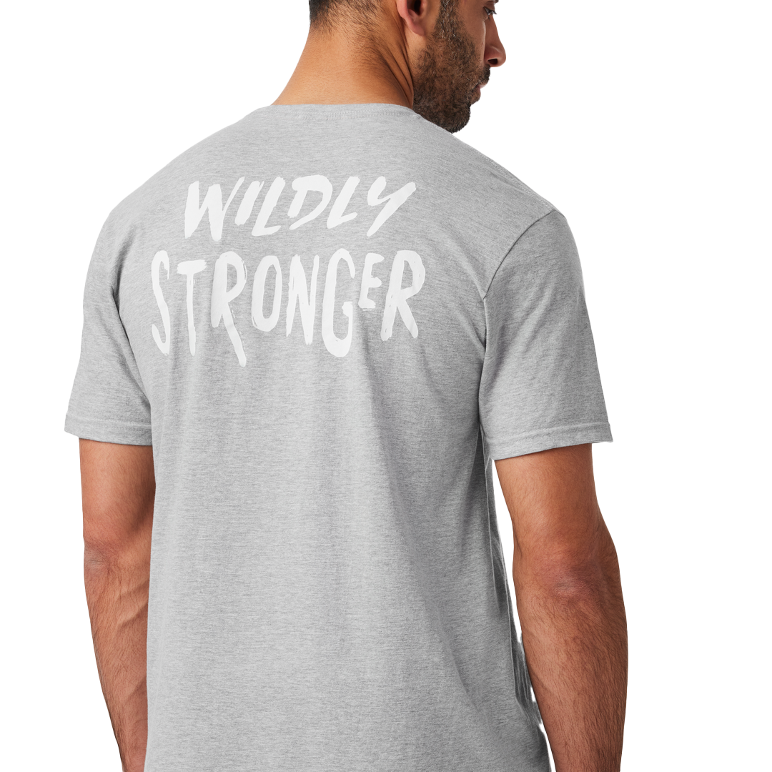 YETI Wildly Stronger Short Sleeve T-Shirt Heather Grey 21023006879