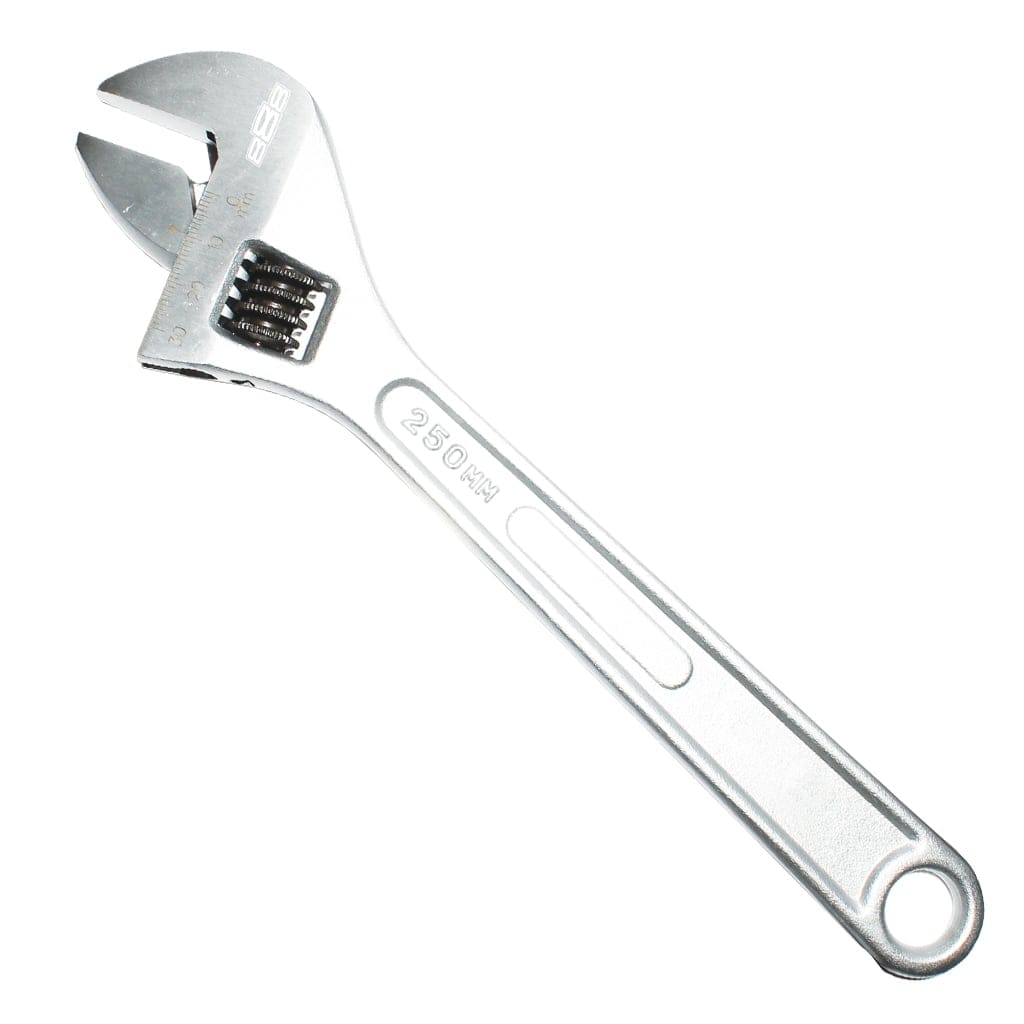Adjustable Wrench Chrome Individual  - T818037 by SP Tools
