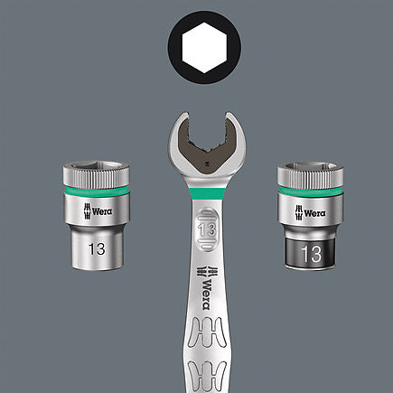 39Pce Tool Check Plus Ratchet Set With Sockets Metric by WERA