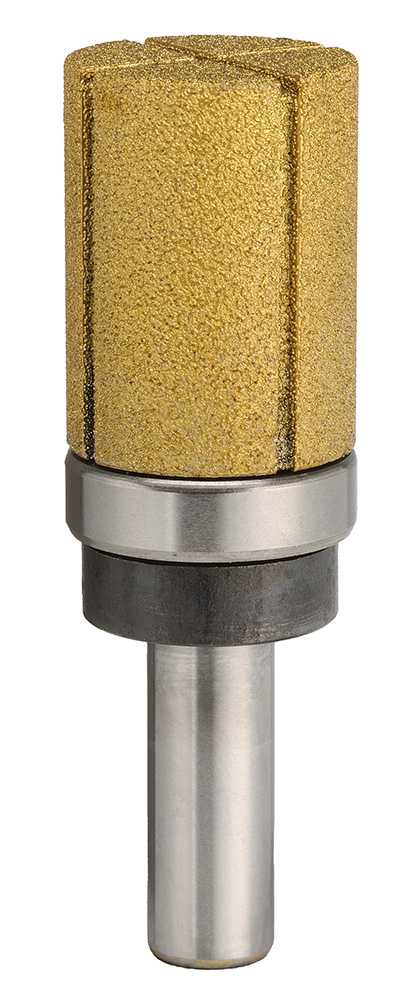 TruaCuT Vacuum Brazed Diamond 28.6mm Inverted Flush Trim Bit DRB8236