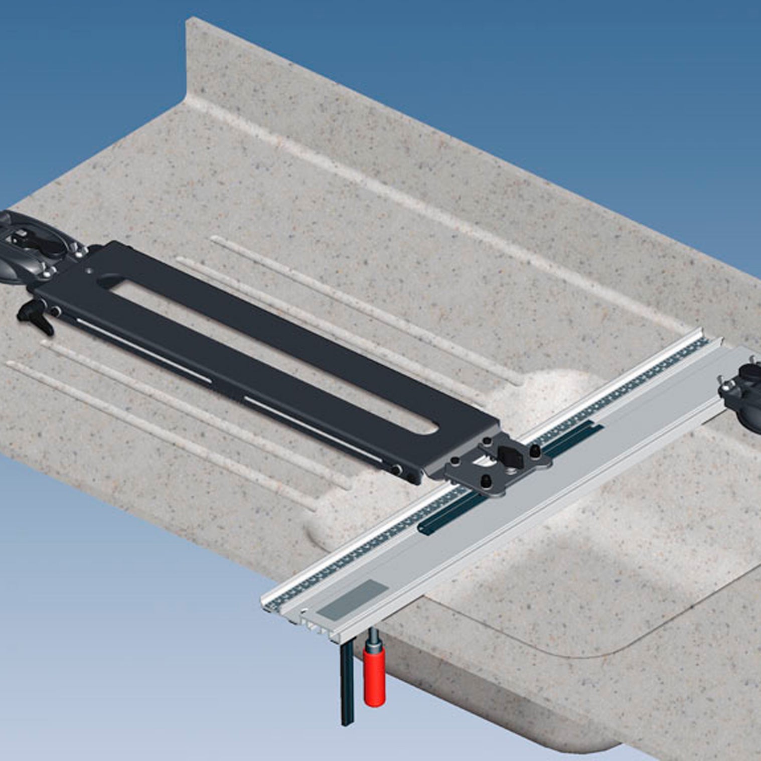 Virutex Routing Guide for Drainage Milling UC317S - Suits FRE317VD