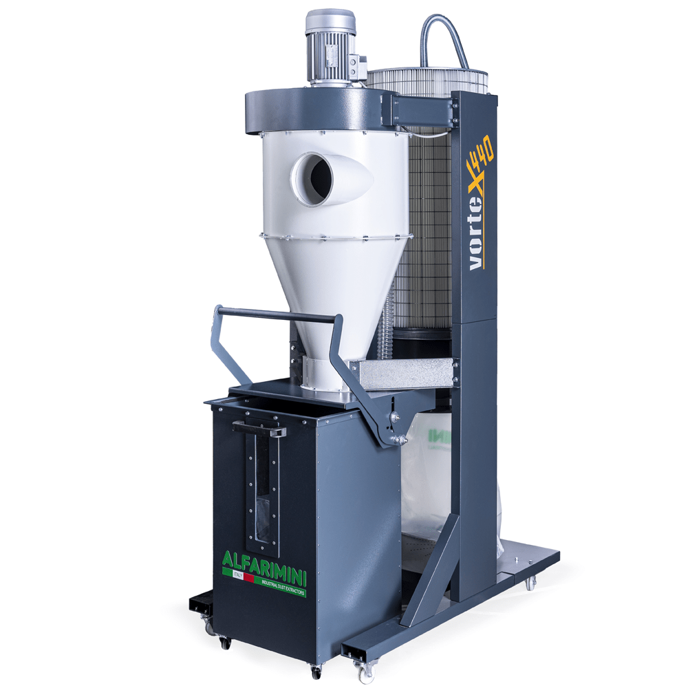 Industrial Cyclone Dust Collector / Extractor 3HP 415V Vortex 440 by A