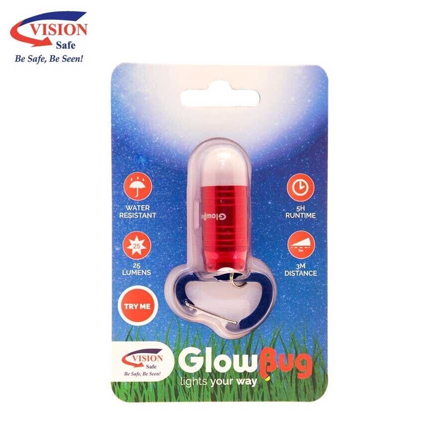 GlowBug Portable Personal Light Source with Carabiner GB25LM by Vision Safe