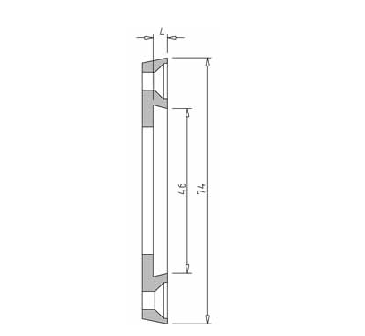 Vicmarc V00400 70mm Face Plate Ring 