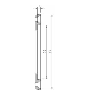 Vicmarc V00401 90mm Face Plate Ring 