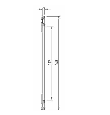 Vicmarc V00403 150mm Face Plate Ring 