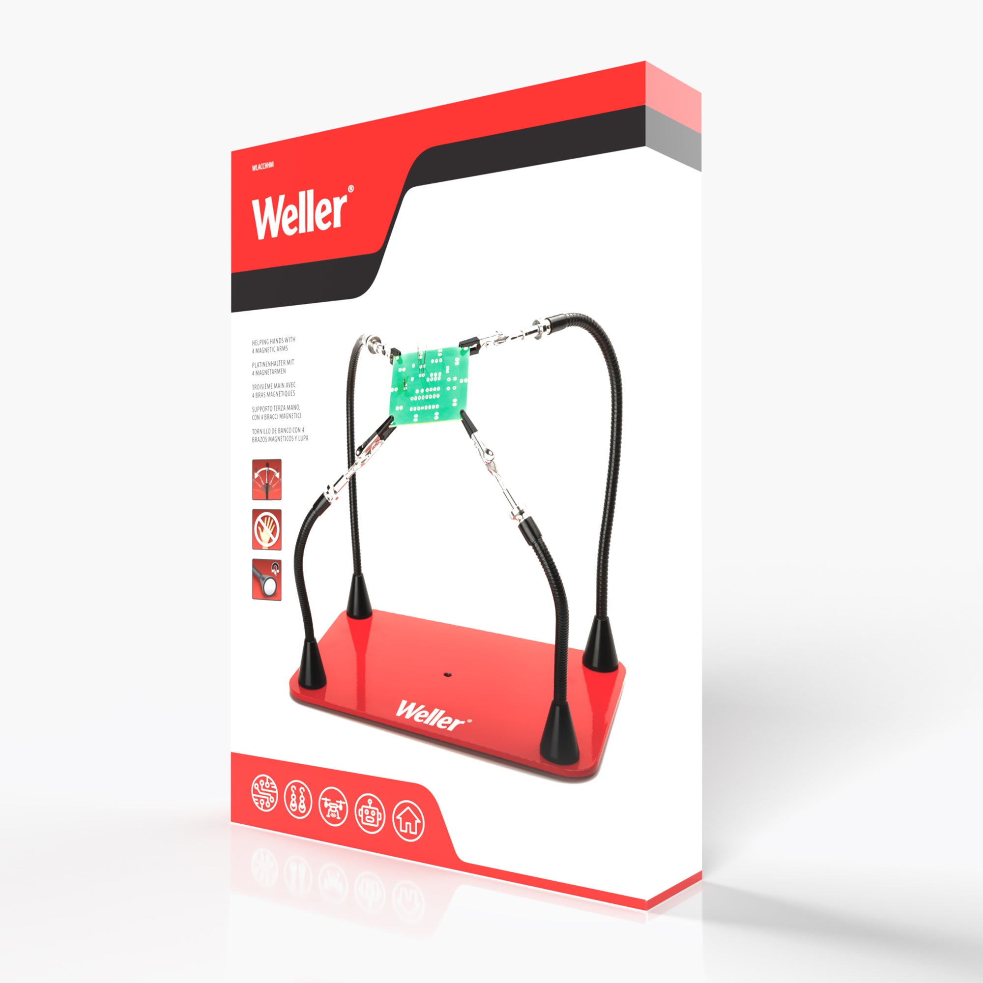 Weller Helping Hands with 4 Magnetic Arms WLACCHHM-02