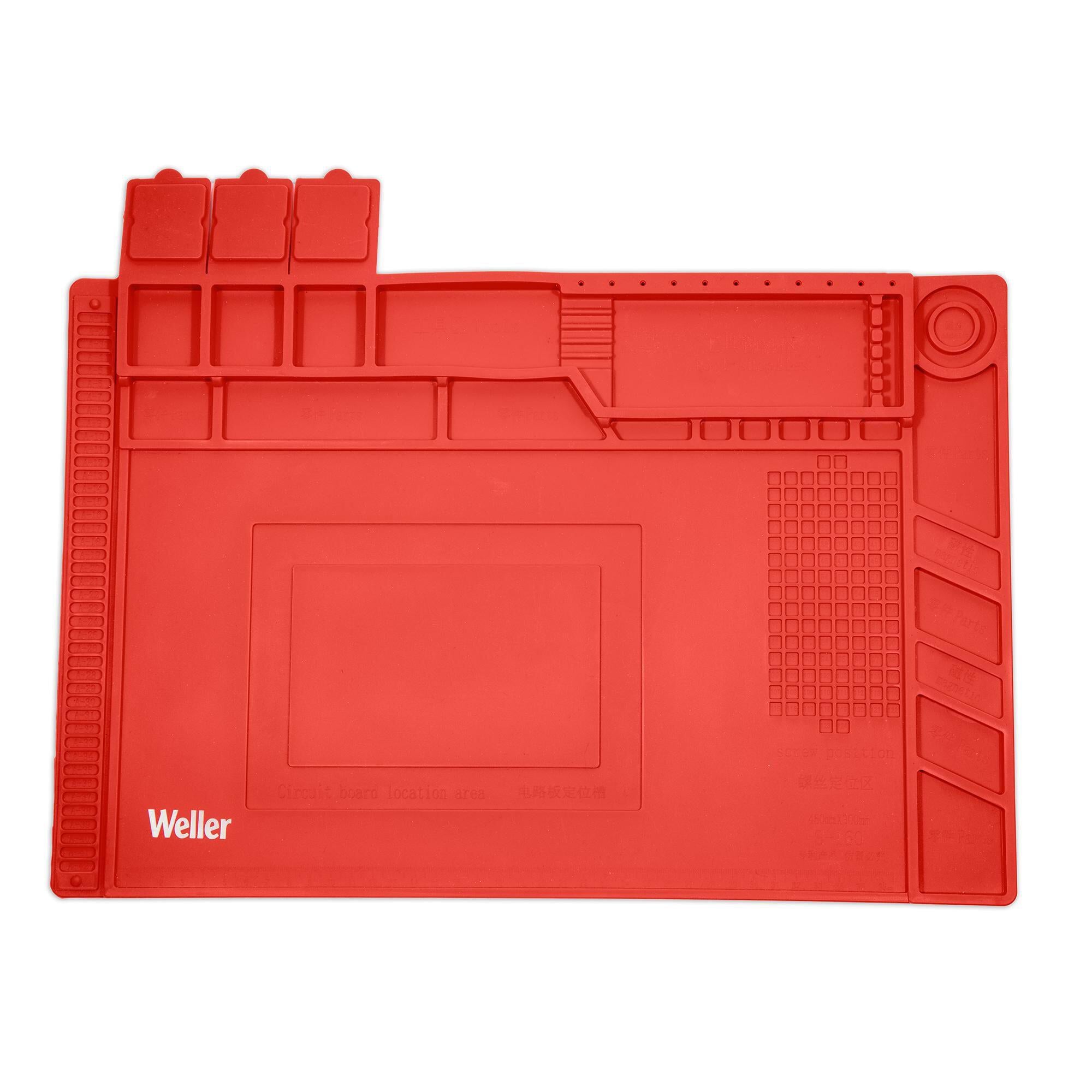 Weller Magnetic Heat-Resistant Silicone Soldering Mat Medium 455mm x 300mm – 500°C WLACCWSM2-02