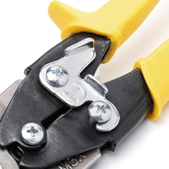 Crescent Wiss® 9-3/4" Compound Action Straight, Left and Right Cut Yellow Aviation Snips M3RAU
