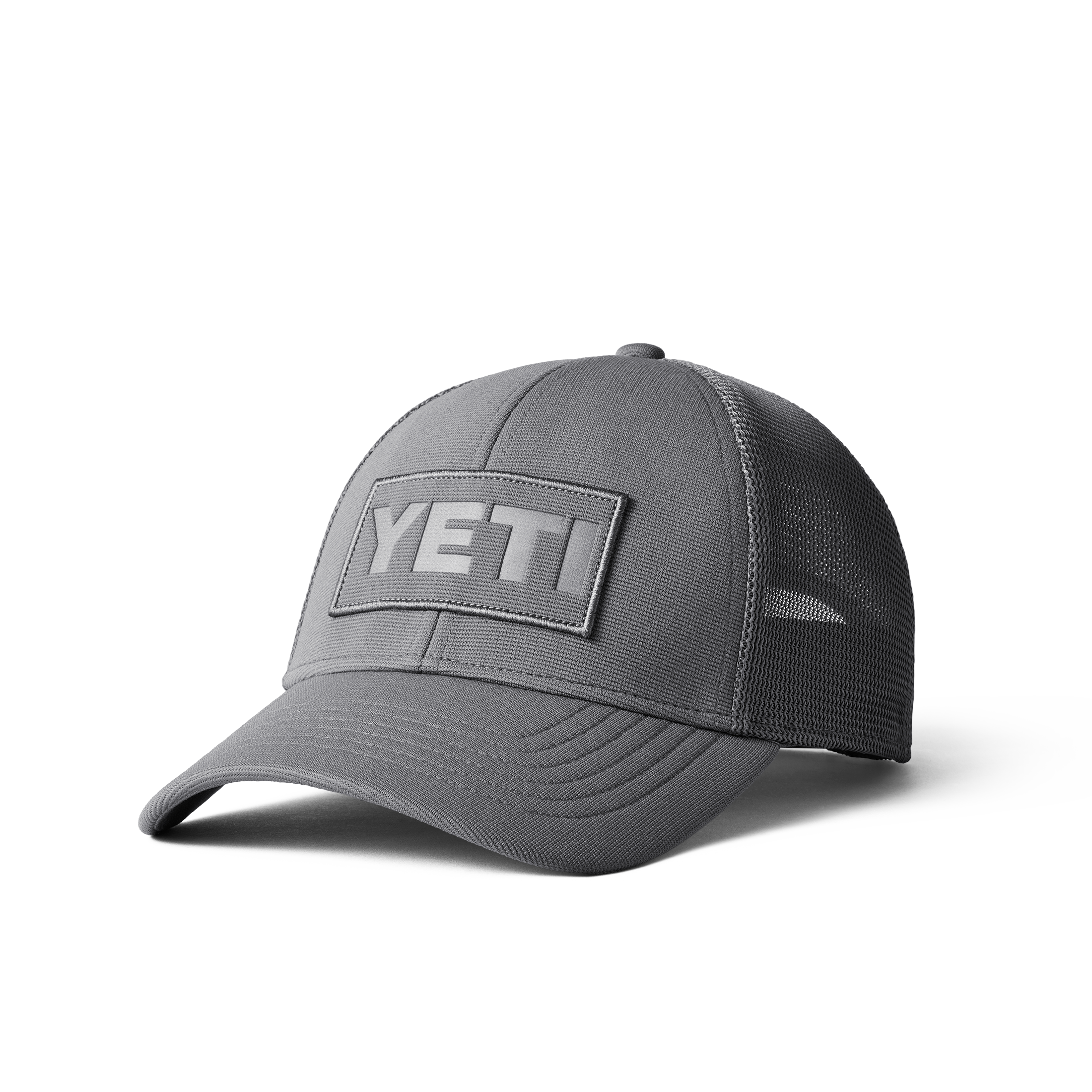 YETI Core Patch Trucker Hat Grey on Grey 21023005567