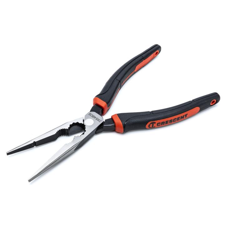 200mm (8") Dual Material Long Nose Pliers Z6548CG by Crescent